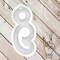 UV Safe Semi-colon Keychain Silicone Mold for Epoxy Resin Art